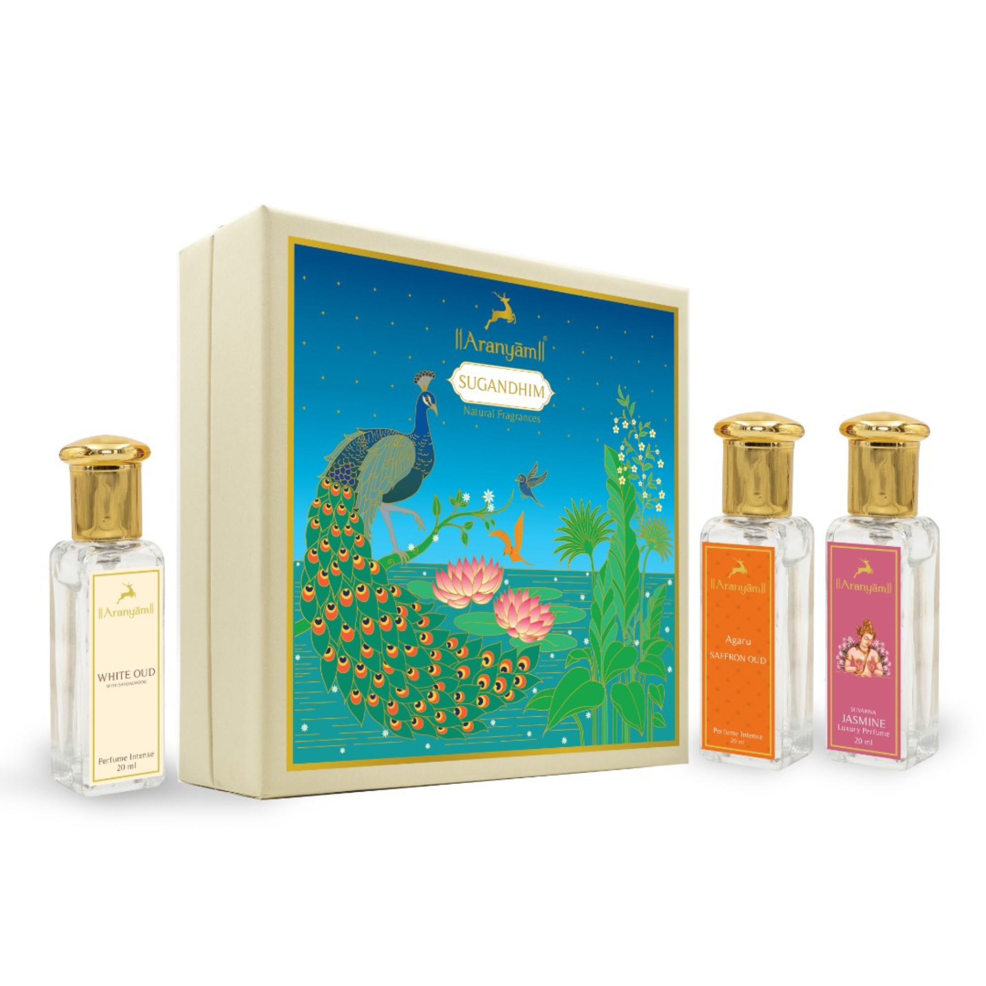 Sugandhim Gift Box (Set of 3) Aranyam Perfumes