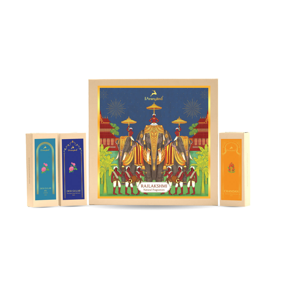 RAJLAKSHMI – Fragrance Collection Aranyam Perfumes
