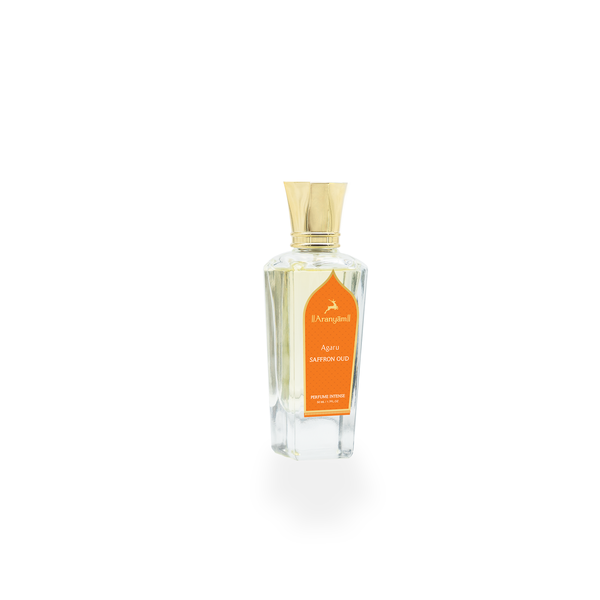Saffron Oud Perfume Intense Aranyam Perfumes