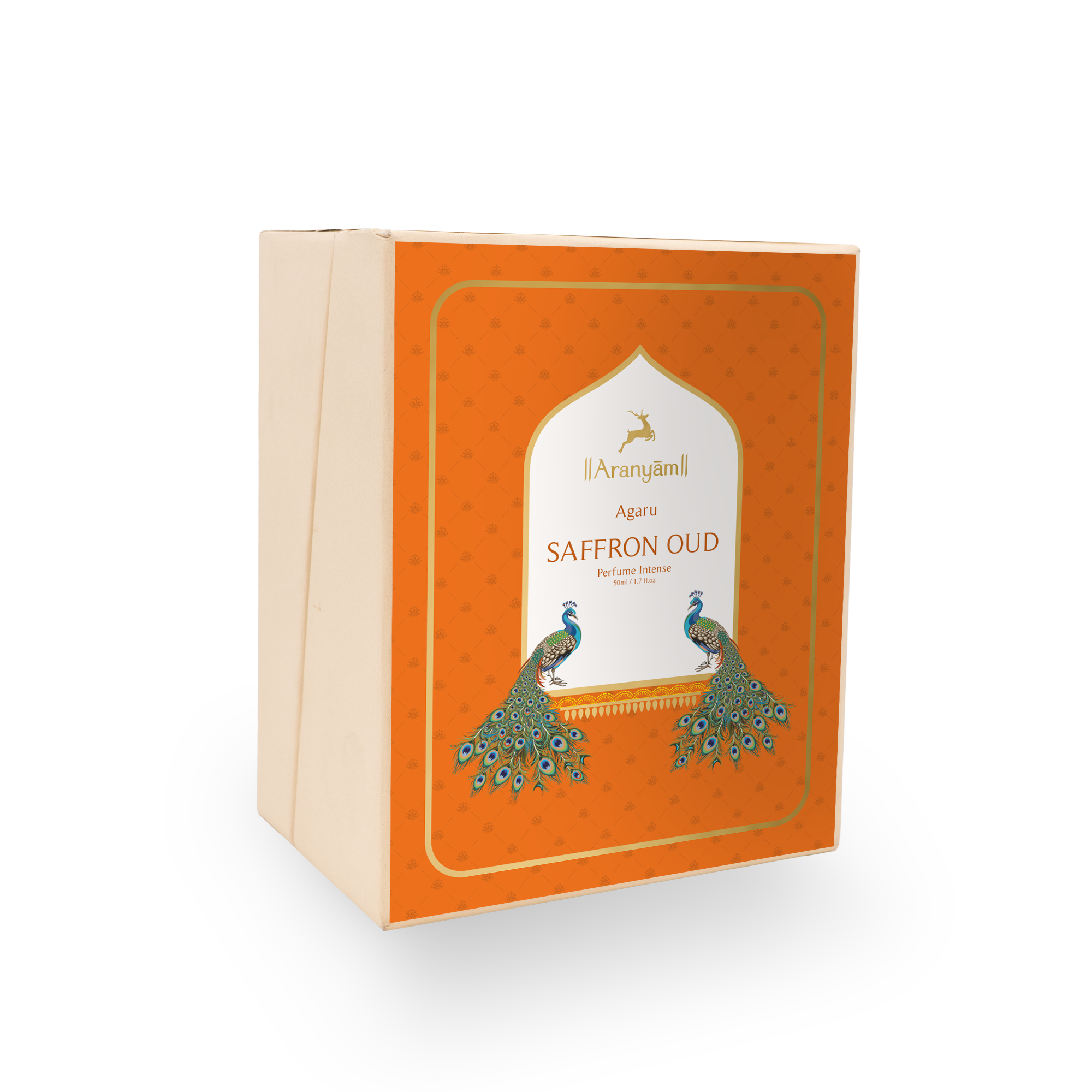 Saffron Oud Perfume Intense Aranyam Perfumes