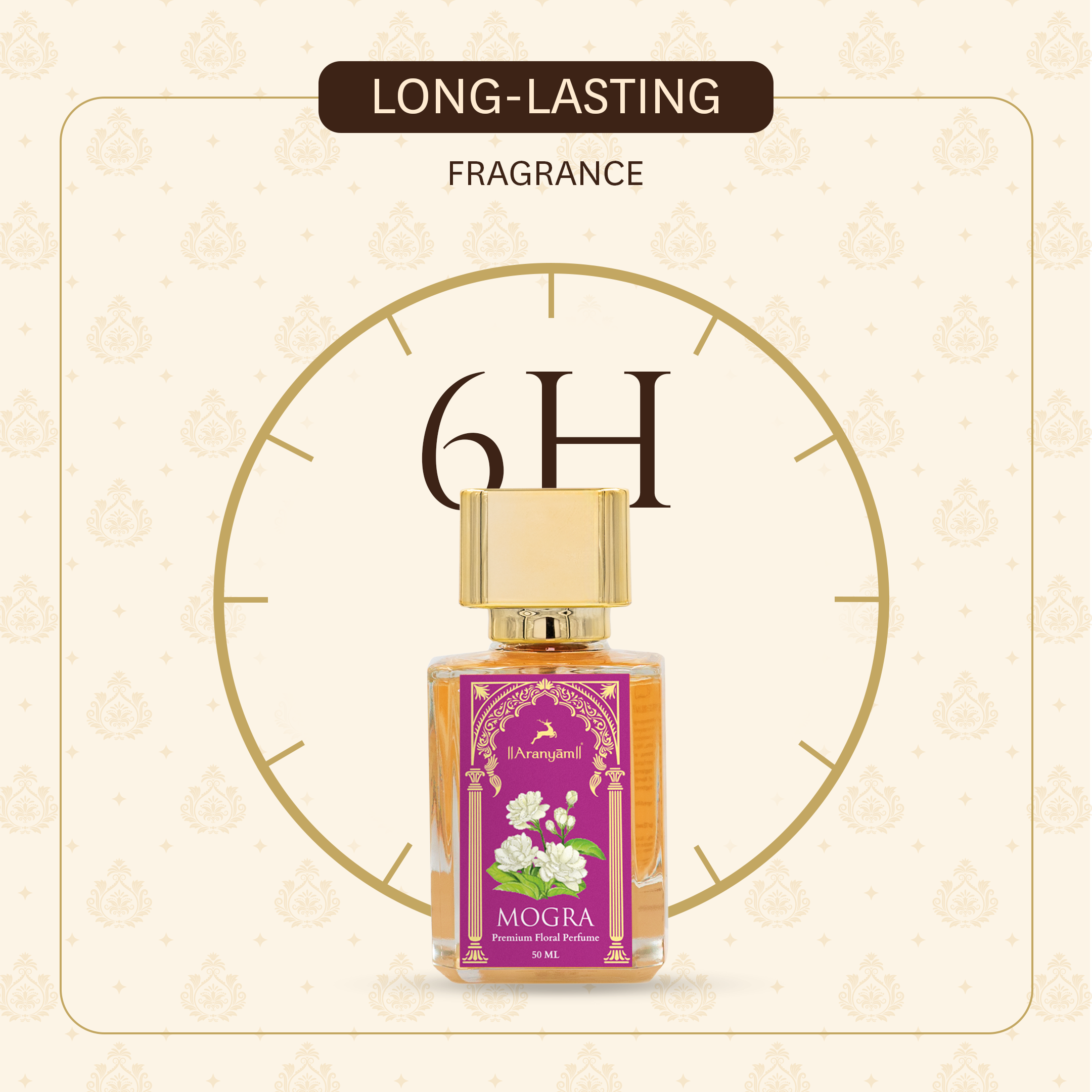 Mogra Perfume (50ml) Aranyam Perfumes