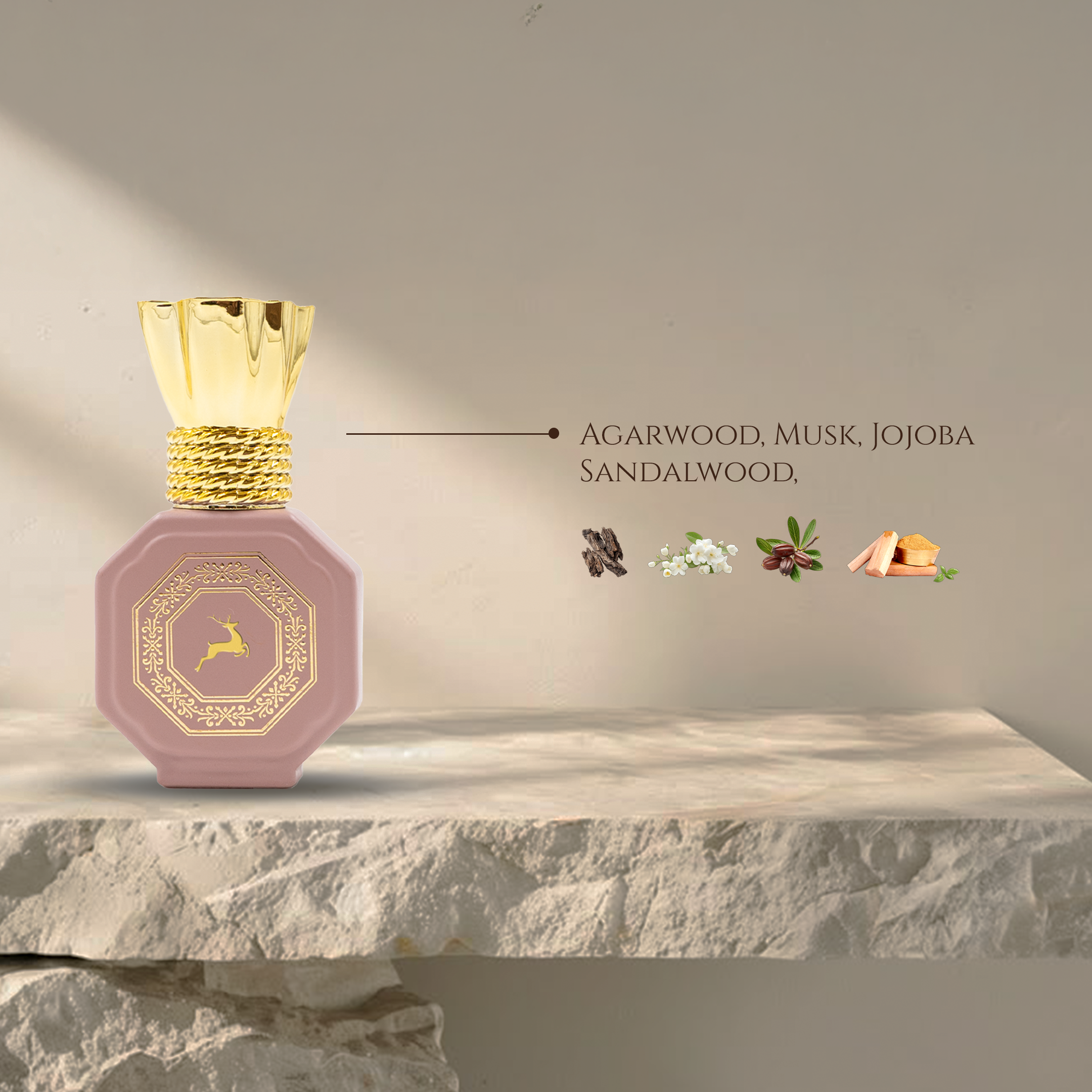 White Oudh with Sandalwood Attar Aranyam Perfumes