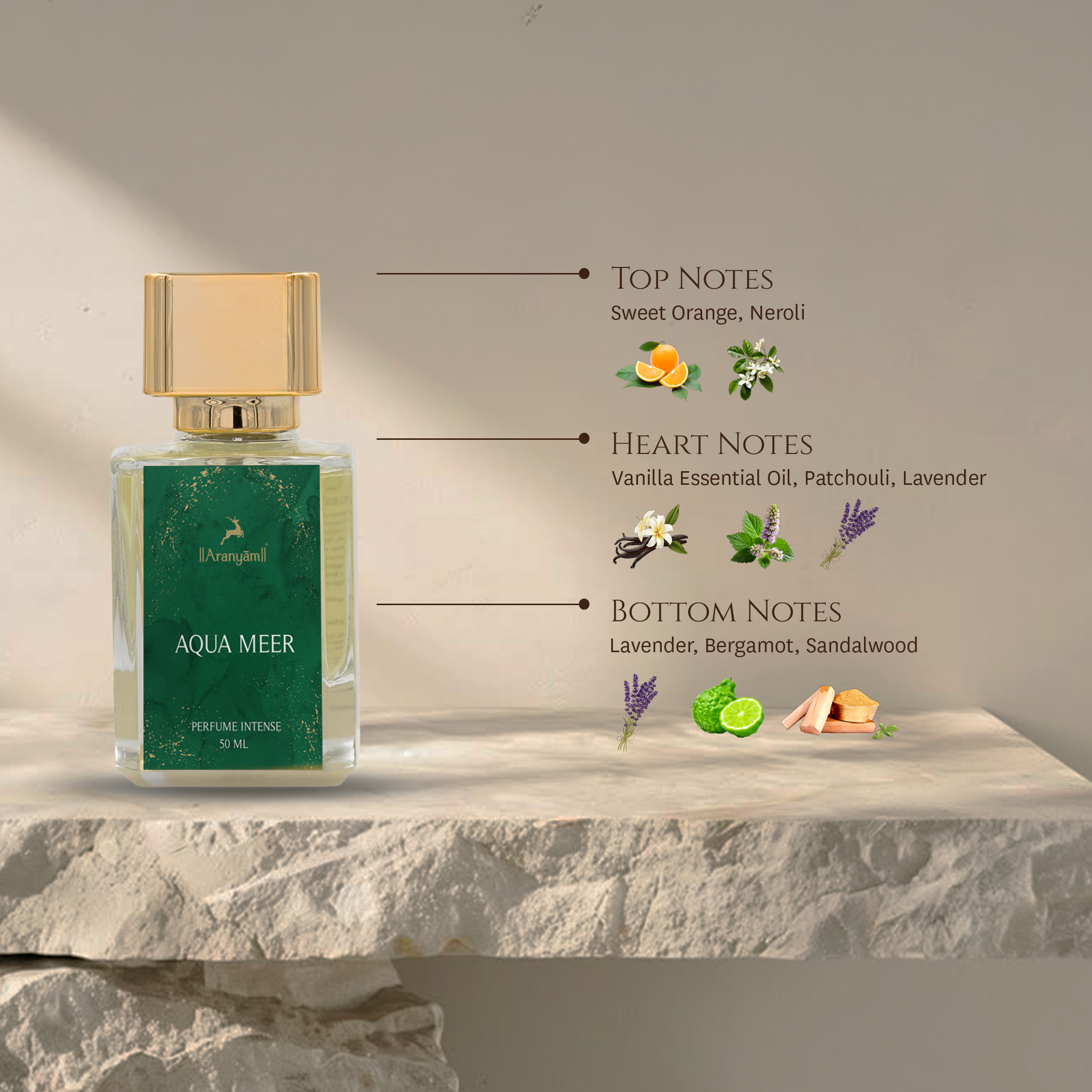 Aqua Meer Perfume Intense (50ml) Aranyam Perfumes