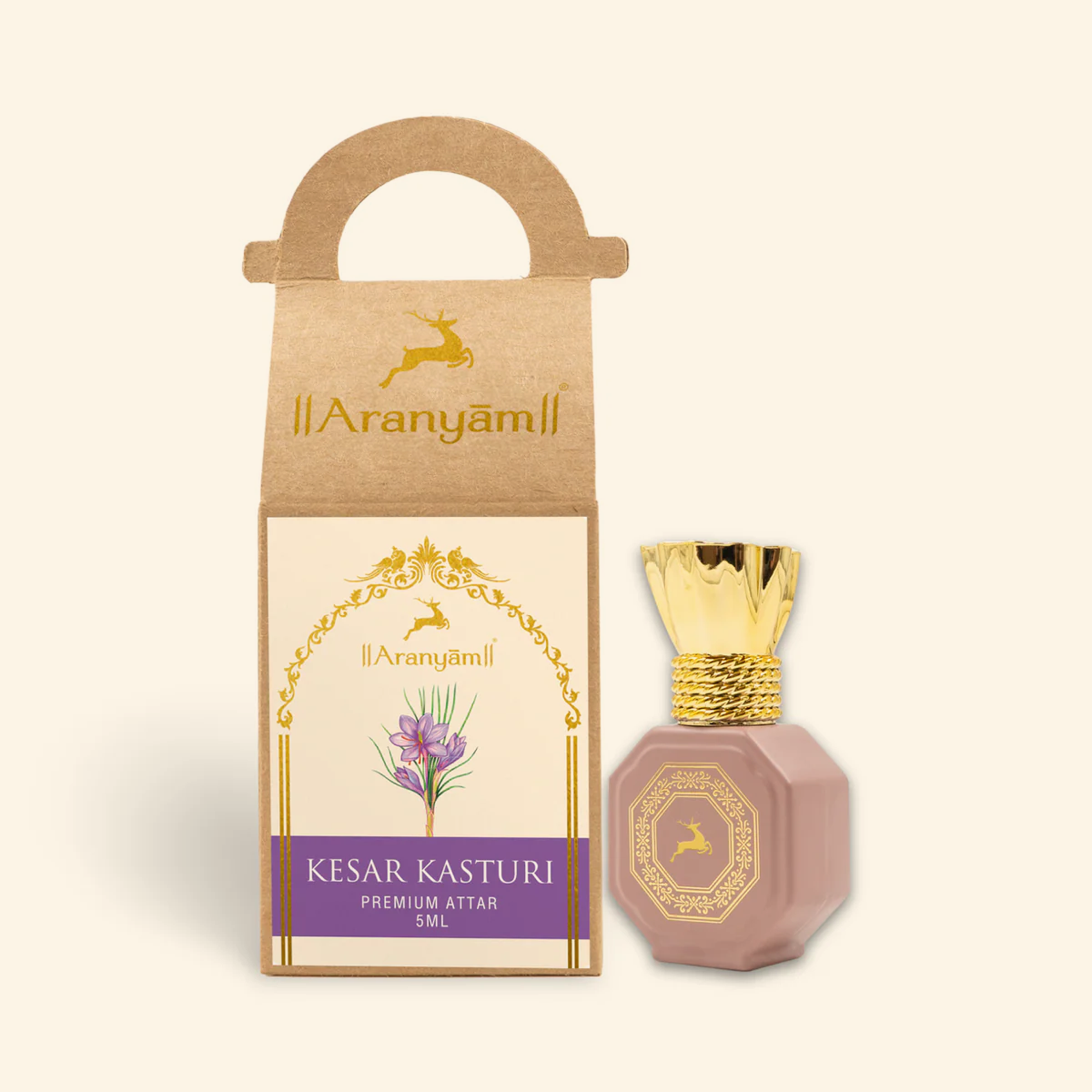 Kesar (Keshar) Kasturi Attar Aranyam Perfumes