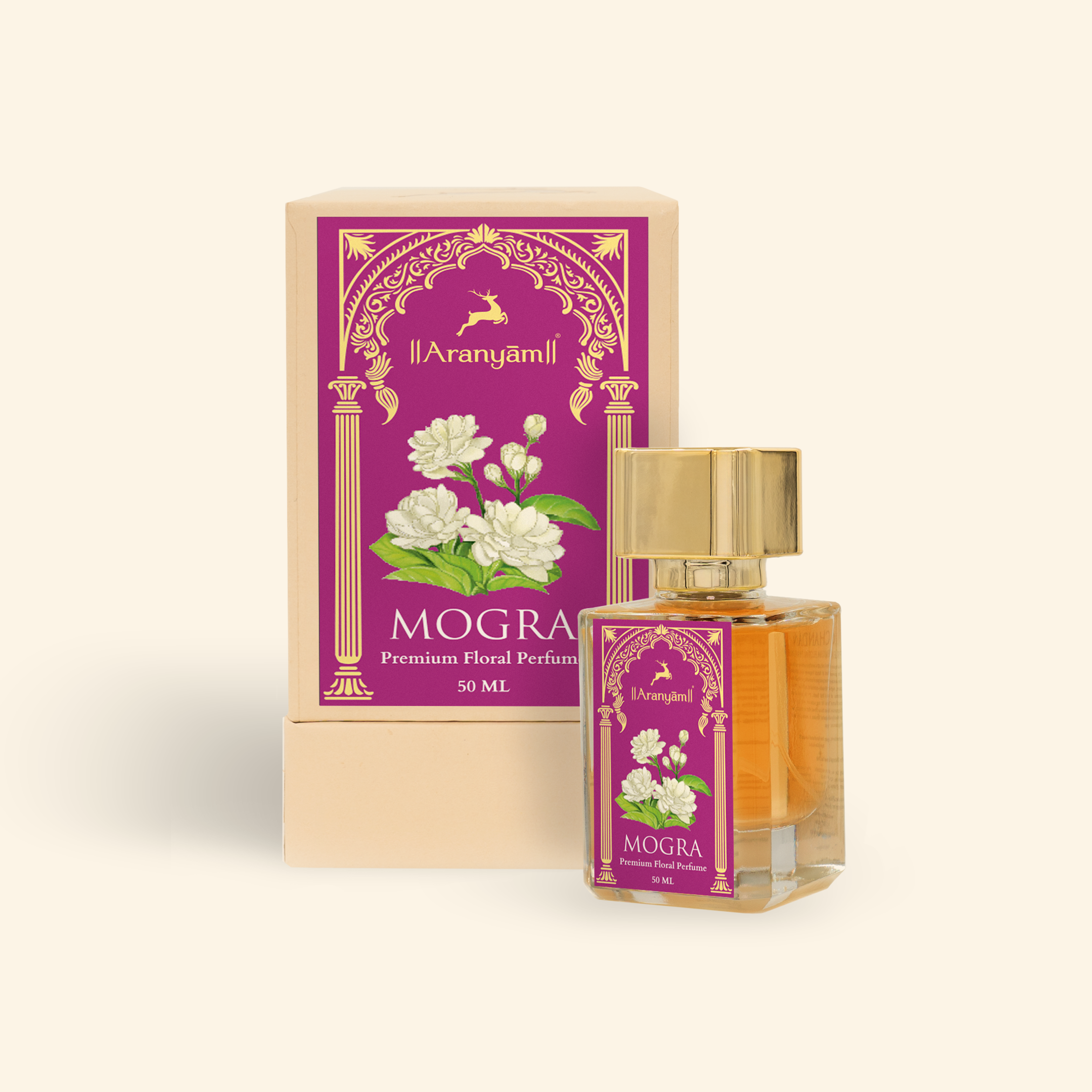 Mogra Perfume (50ml) Aranyam Perfumes