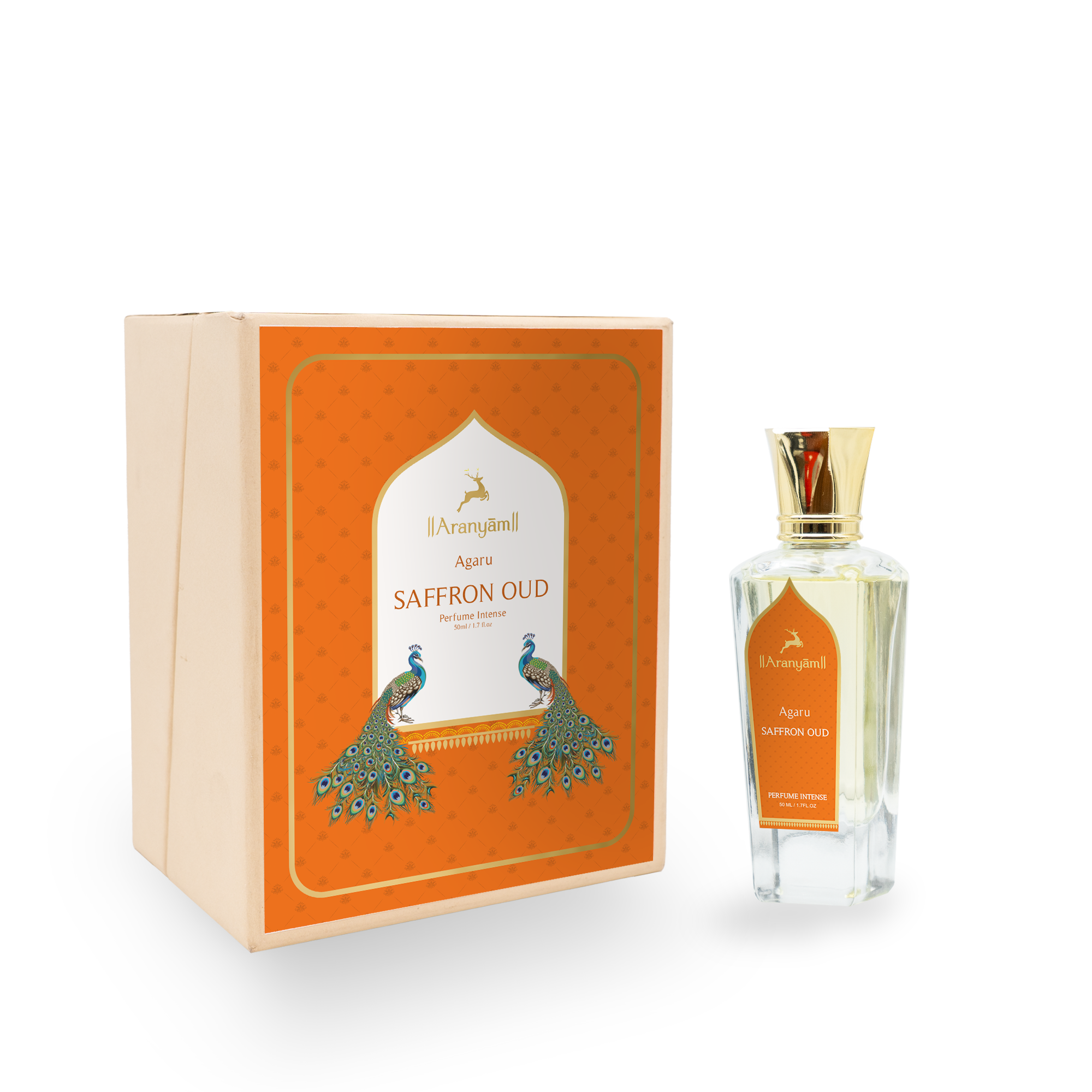Saffron Oud Perfume Intense Aranyam Perfumes