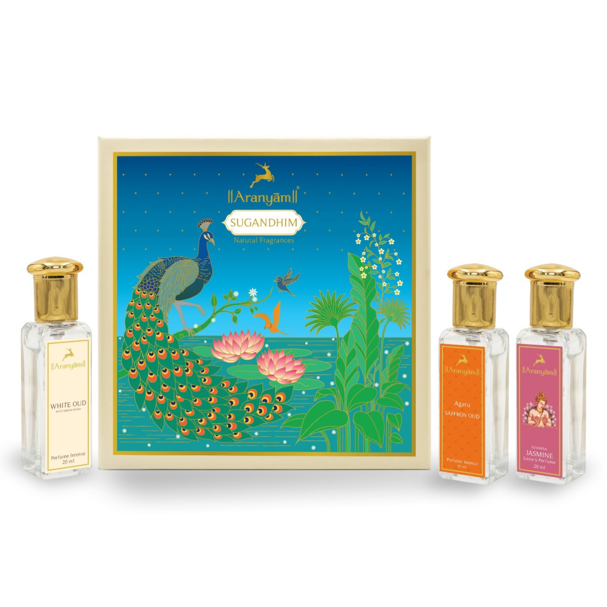 Sugandhim Gift Box (Set of 3) Aranyam Perfumes