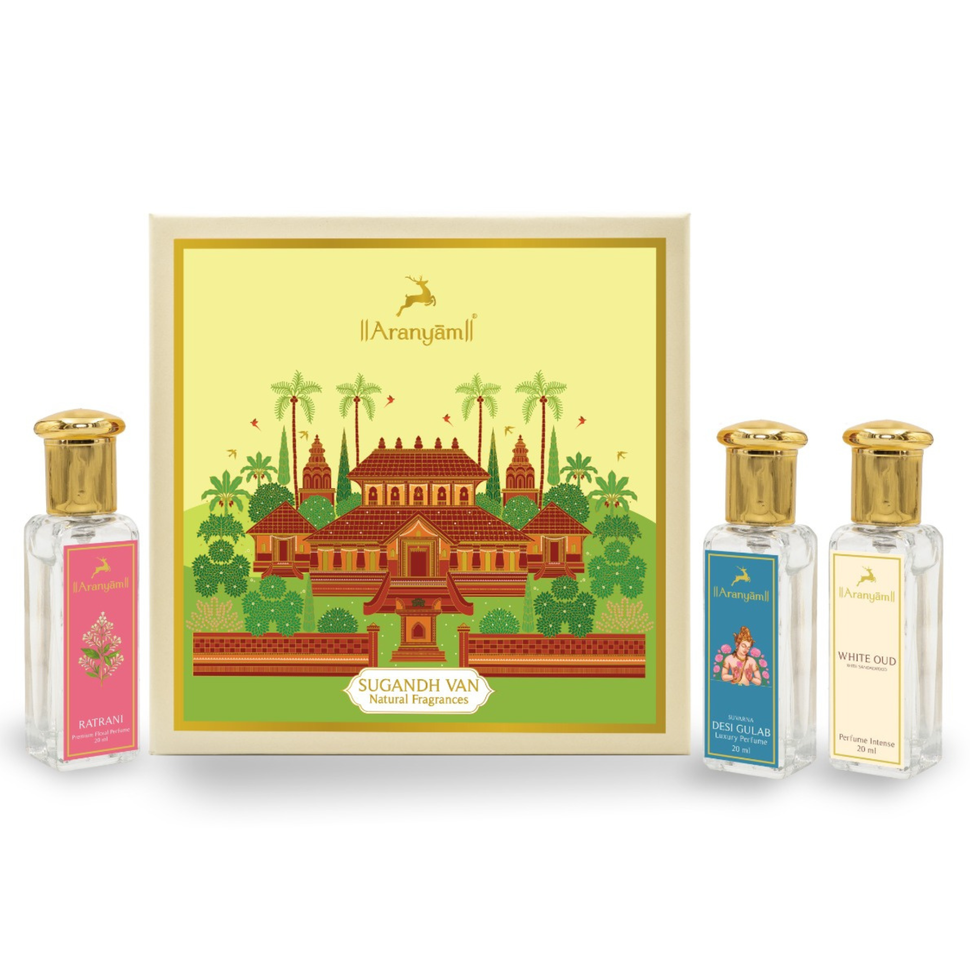Sugandh Van Gift Box (Set of 3) Aranyam Perfumes