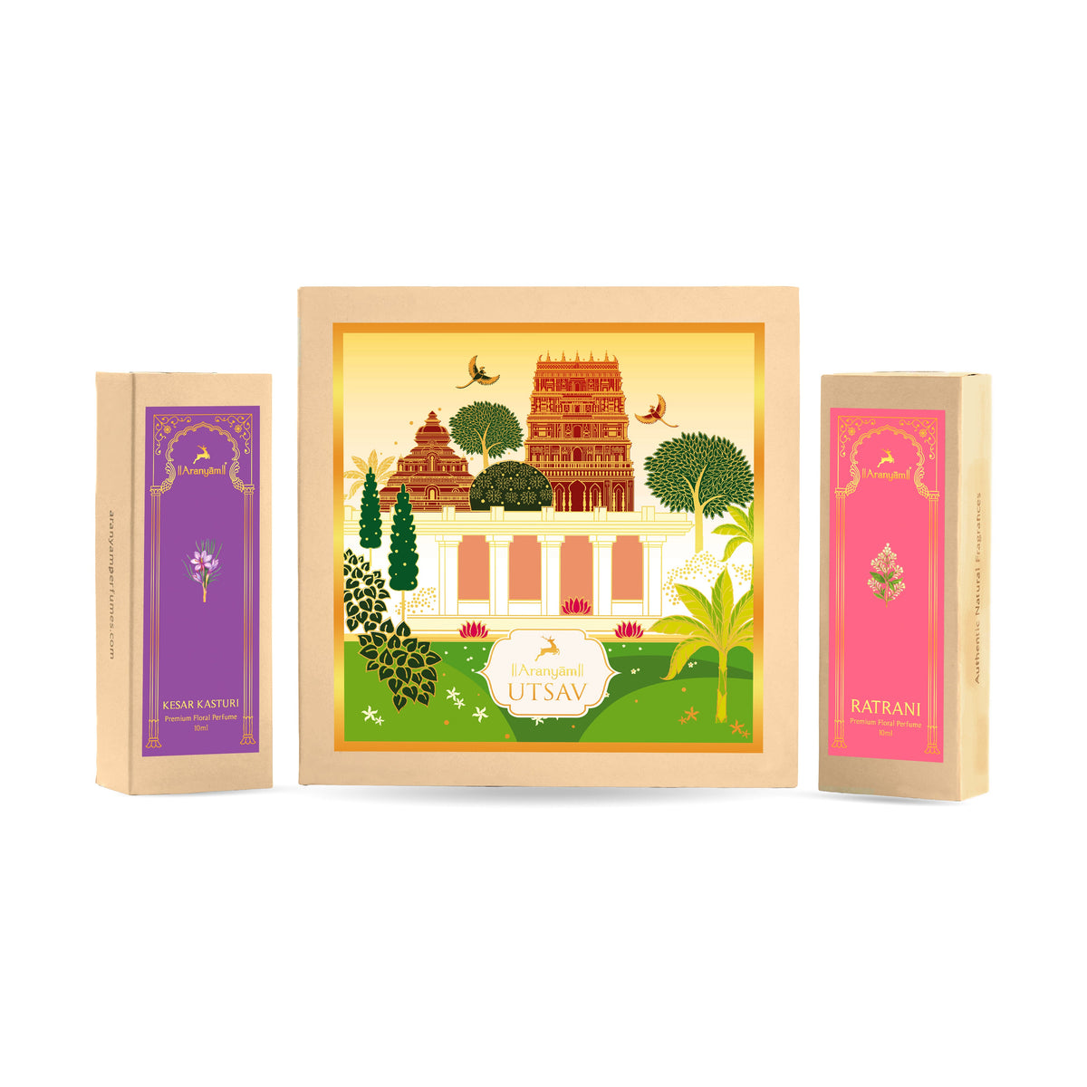 Utsav Mini Perfume Gift (Set of 2) Aranyam Perfumes