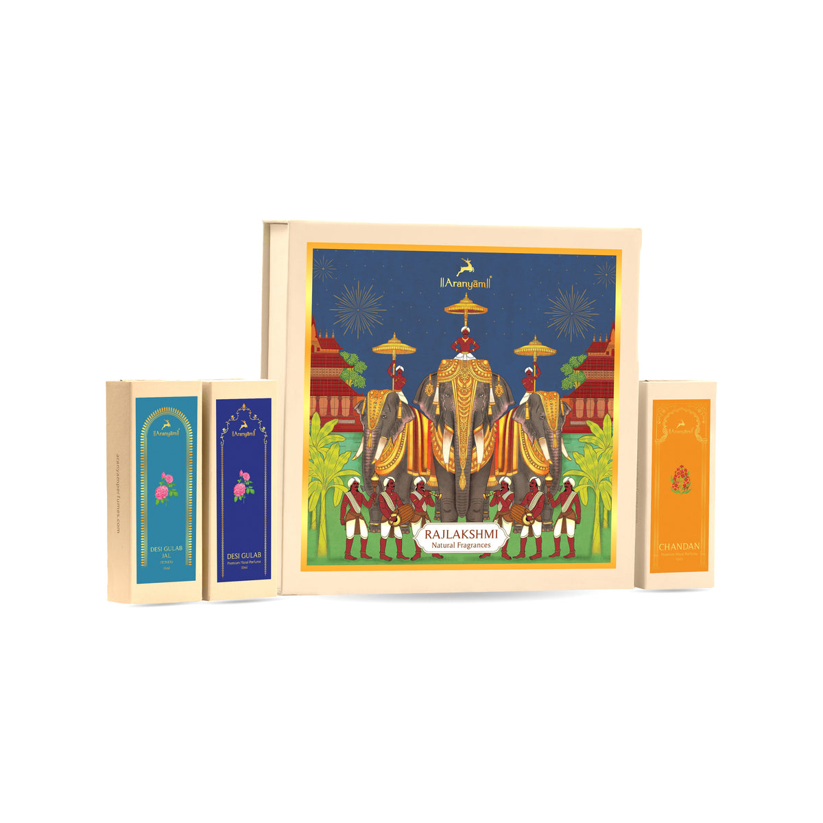 RAJLAKSHMI – Fragrance Collection Aranyam Perfumes