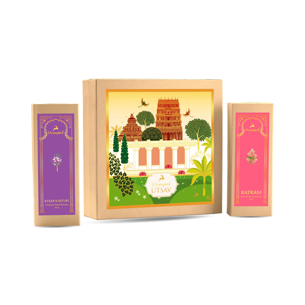 Utsav Mini Perfume Gift (Set of 2) Aranyam Perfumes