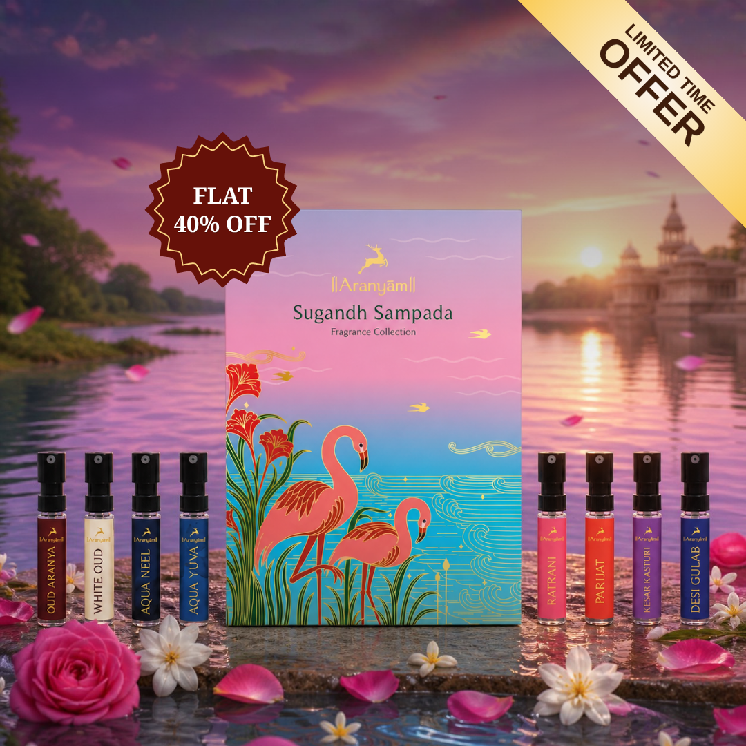 Sugandh Sampada Fragrance Collection (2 ml X 8 Perfumes) Aranyam Perfumes