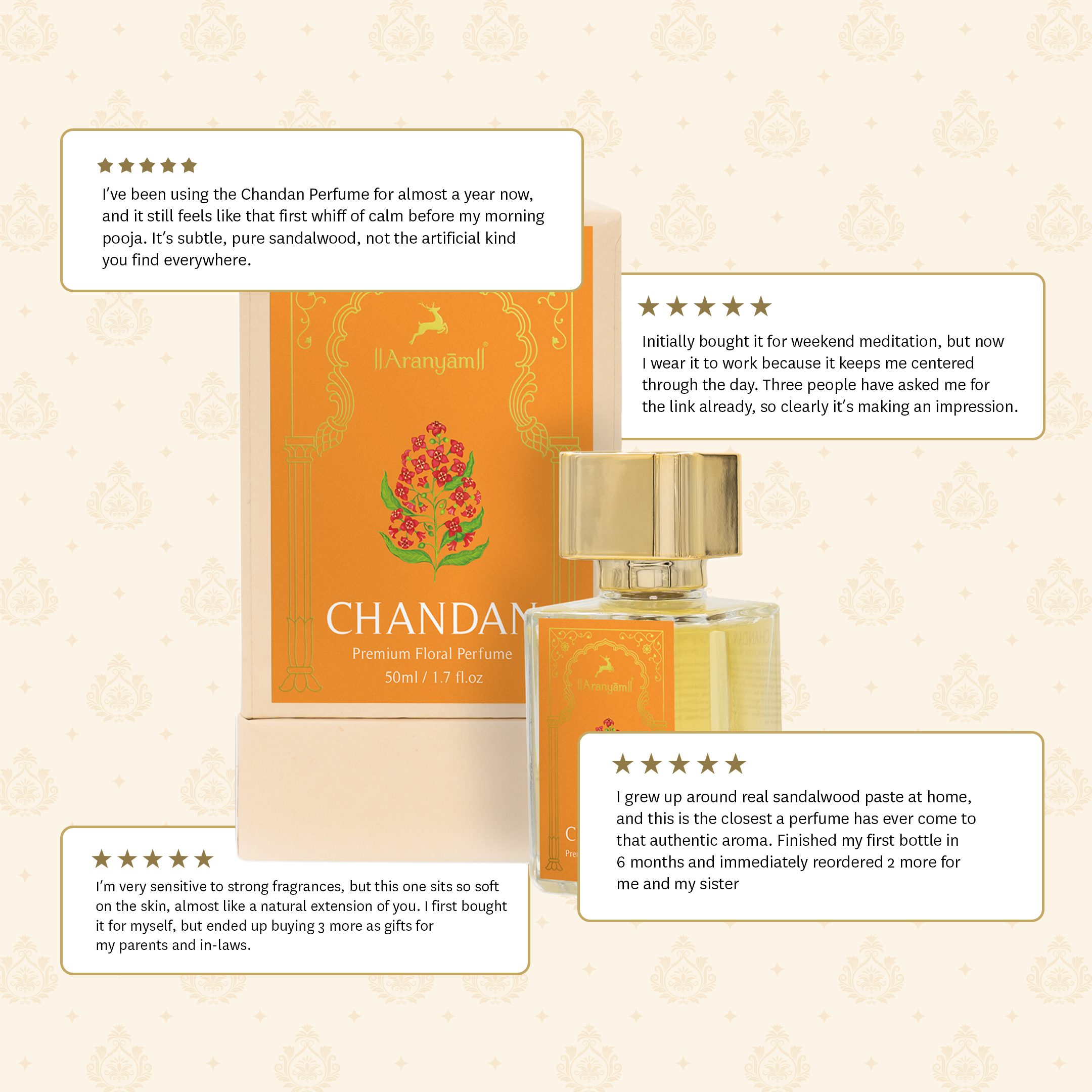 Chandan Perfume (50ml) Aranyam Perfumes