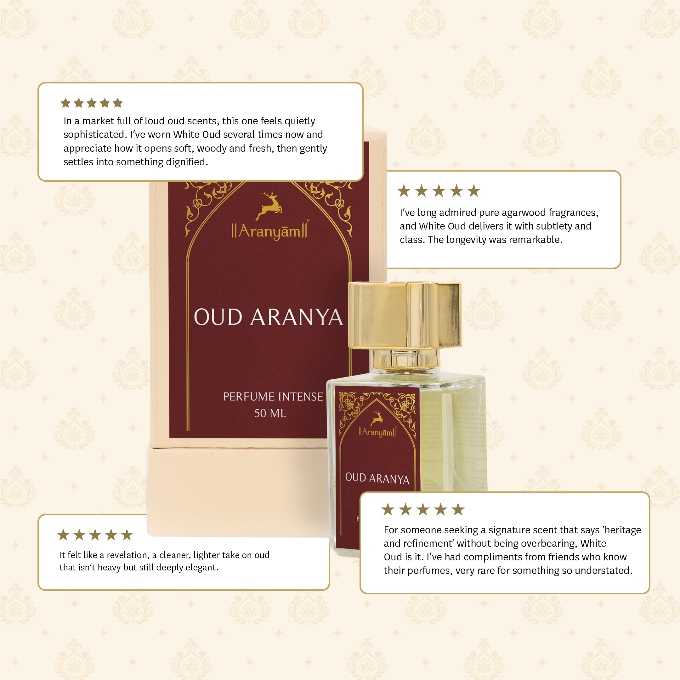 Oudh Aranya Perfume Intense (50ml) Aranyam Perfumes