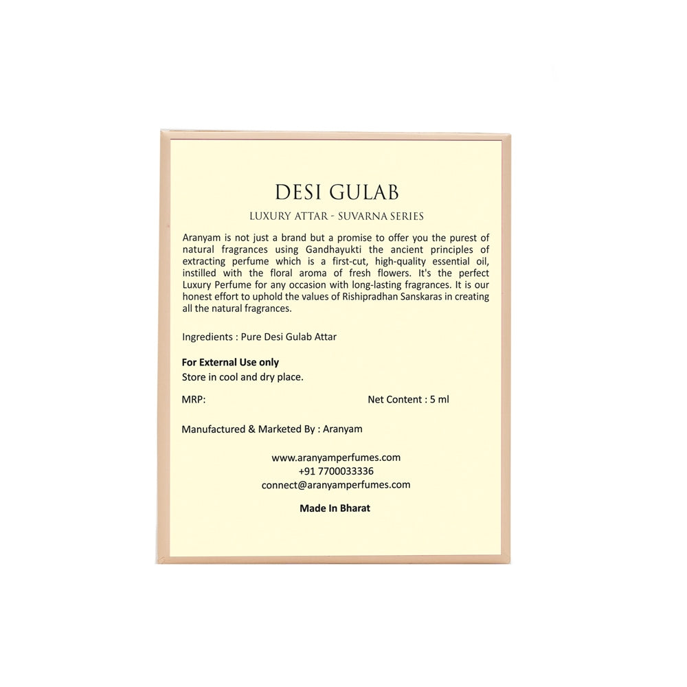 Suvarna Desi Gulab Attar